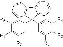 UV curable resin            fluorene bisphenol derivative